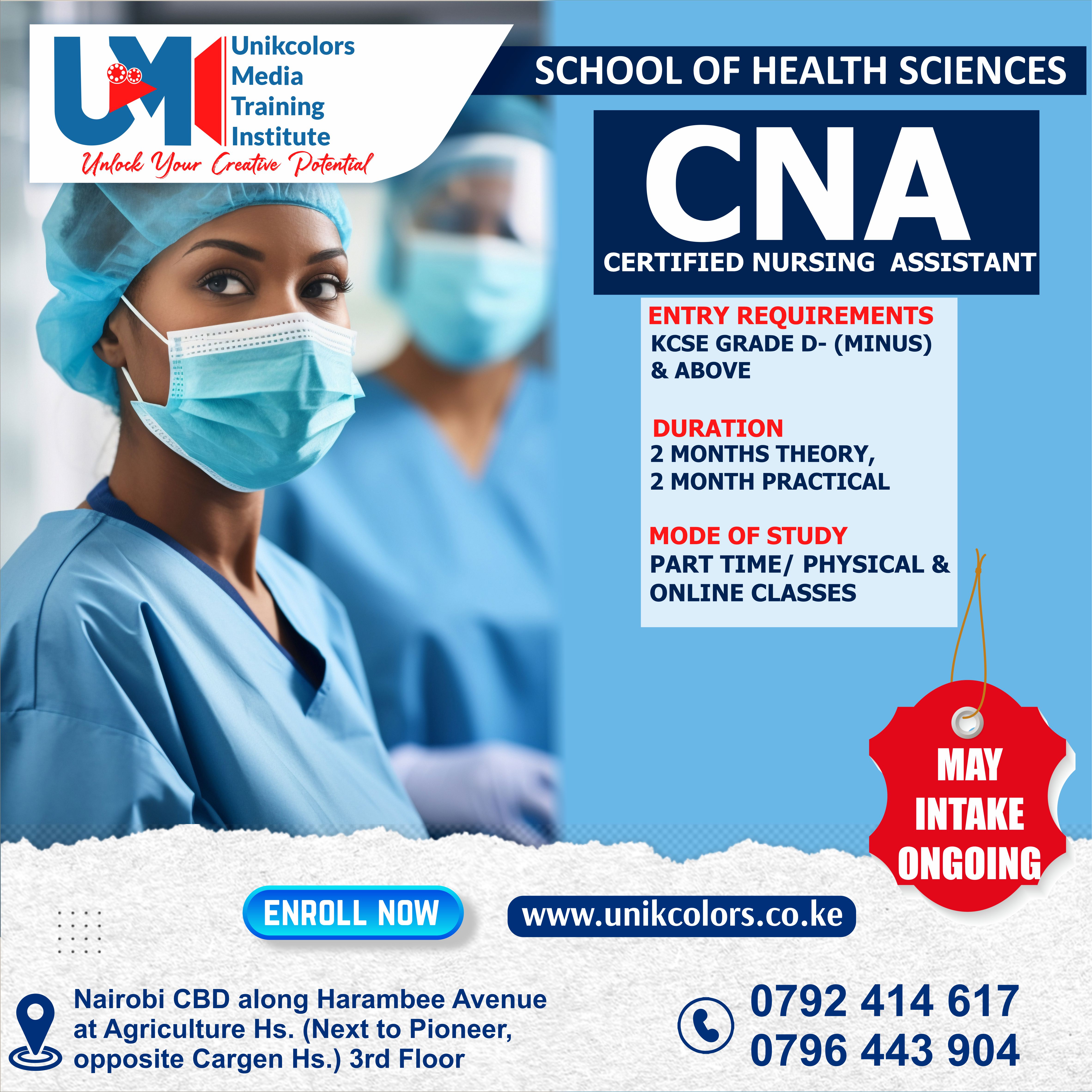 CERTIFIED NURSING ASSISTANT - CARE GIVER COURSE